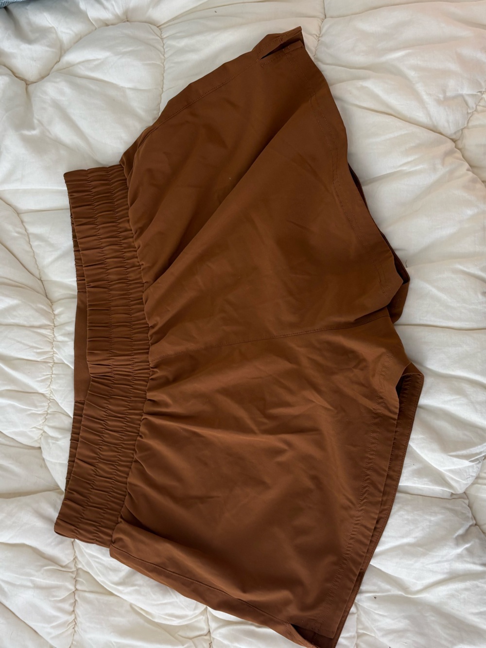 Varley Women's Rust Athletic High-Rise Shorts